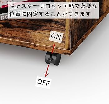 Amazon.co.jp: ZXD キャスター付き ローテーブル スタイリッシュ ロー